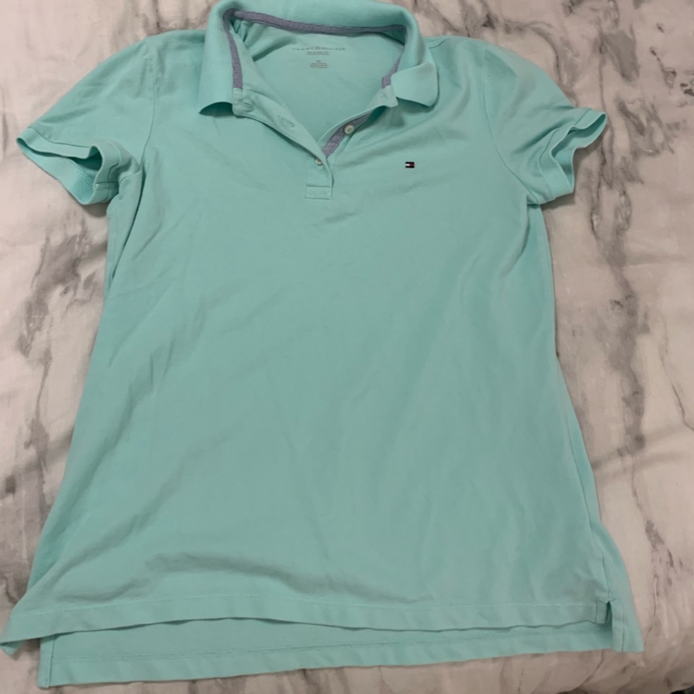 Blue and peach tommy polos